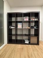 Kallax Ikea noire 4x4, Maison & Meubles, Armoires | Bibliothèques, 25 à 50 cm, Comme neuf, 100 à 150 cm, Enlèvement