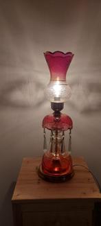 Een roze glazen Perzische lamp, Antiek en Kunst, Antiek | Verlichting, Ophalen of Verzenden