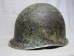 Gebruik een camo-helm uit de Tweede Wereldoorlog, Verzamelen, Militaria | Tweede Wereldoorlog, Verzenden, Overige soorten