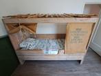 Steigerhout bed, Huis en Inrichting, Woonaccessoires | Wandplanken en Boekenplanken, Zo goed als nieuw, Ophalen