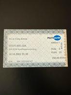 Ticket estland vs belgie 2002, Verzenden, Zo goed als nieuw