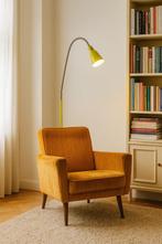 Prachtige muntgroene staande lamp, Huis en Inrichting, Ophalen of Verzenden, Gebruikt, Metaal, Retro