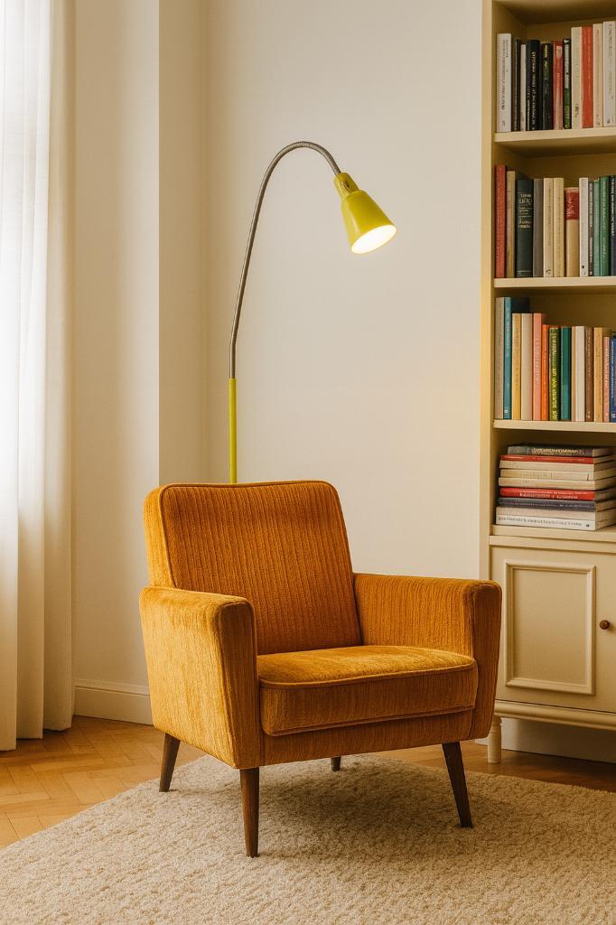 Prachtige muntgroene staande lamp, Huis en Inrichting, Lampen | Vloerlampen, Gebruikt, Kunststof, Metaal, Ophalen of Verzenden