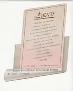 1913 gent garde civique burgerwacht menu, Verzamelen, Militaria | Algemeen, Verzenden, Overige soorten, Overige typen