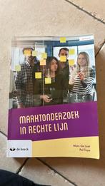 Marktonderzoek: in rechte lijn, Boeken, Ophalen of Verzenden, Zo goed als nieuw