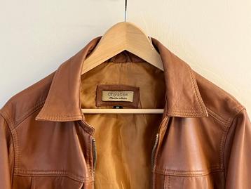 Leren Jas Chyston Lelio Cognac Medium, Nooit Gedragen beschikbaar voor biedingen