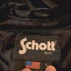BLOUSON CUIR NOIR SCHOTT AVC CAPUCHE  neuve, Neuf, Taille 52/54 (L), Enlèvement, Autre