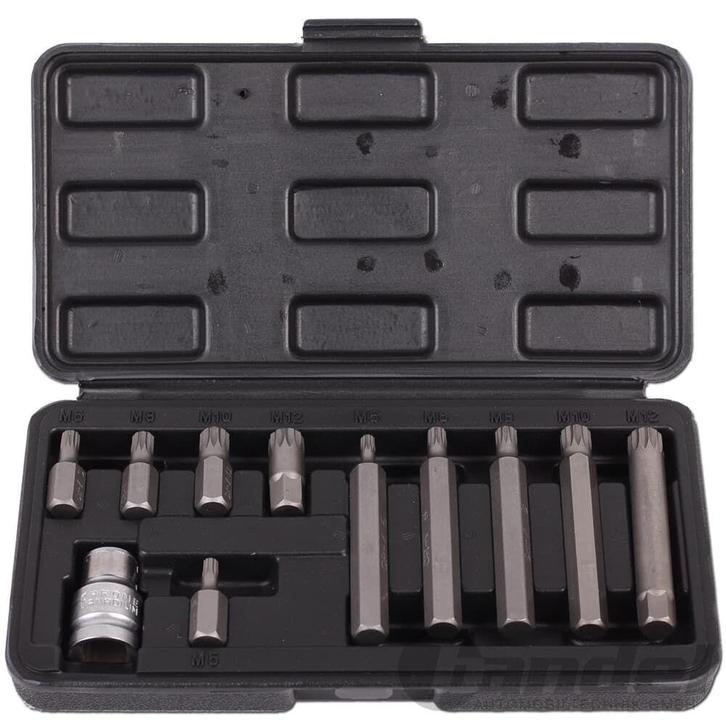 Veeltand XZN spline, multi torx doppenset schroevendraaier b, Doe-het-zelf en Bouw, Gereedschap | Handgereedschap, Nieuw, Ophalen of Verzenden