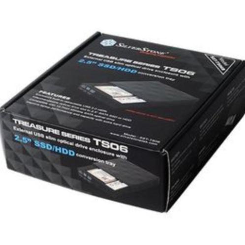 Nieuw! SilverStone SST-TS06B, Computers en Software, Beschrijfbare discs, Zo goed als nieuw, Overige typen, Ophalen