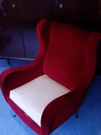 Vintage antiek red velvet / rood fluweel zeteltje, Antiek en Kunst, Ophalen