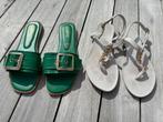Muiltje en teensandaal mt 41  groen nieuw muiltje , nieuw,, Overige kleuren, Zo goed als nieuw, Sandalen of Muiltjes, Ophalen of Verzenden