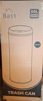 50 Liter prullenbak NIEUW in doos zwart, Ophalen, Nieuw