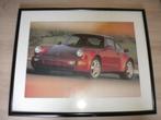 Fotokader met foto Cadre photo avec photo Porsche, Ophalen, Zo goed als nieuw, Auto's