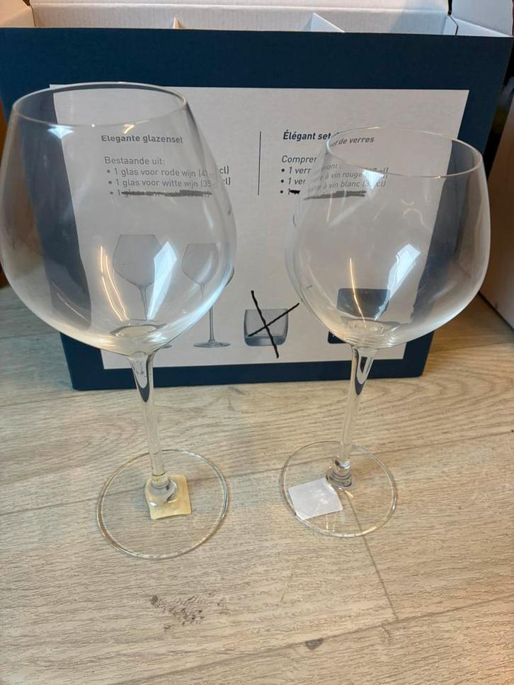 set van wijnglas 11 sets luminarc type chaise, Verzamelen, Glas en Drinkglazen, Nieuw, Overige typen, Ophalen