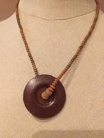 Houten ketting, Handtassen en Accessoires, Kettingen, Ophalen of Verzenden