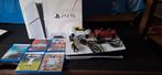 NIEUW, PS5 Slim Disc bundel (5 games, 2 controllers), Games en Spelcomputers, Spelcomputers | Sony PlayStation 5, Ophalen, Zo goed als nieuw