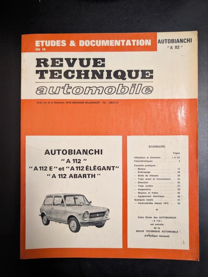 Autobianchi A 112 Autoreparatiehandleiding, Auto diversen, Handleidingen en Instructieboekjes, Ophalen of Verzenden