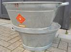 zinken kuipen, Ophalen, Zo goed als nieuw, Metaal, Tuin