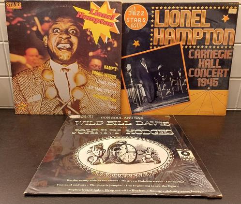 LOT 3 LP JAZZ Lionel Hampton Johnny Hodges Wild Bill Davis, CD & DVD, Vinyles | Jazz & Blues, Utilisé, Jazz, 1940 à 1960, 12 pouces