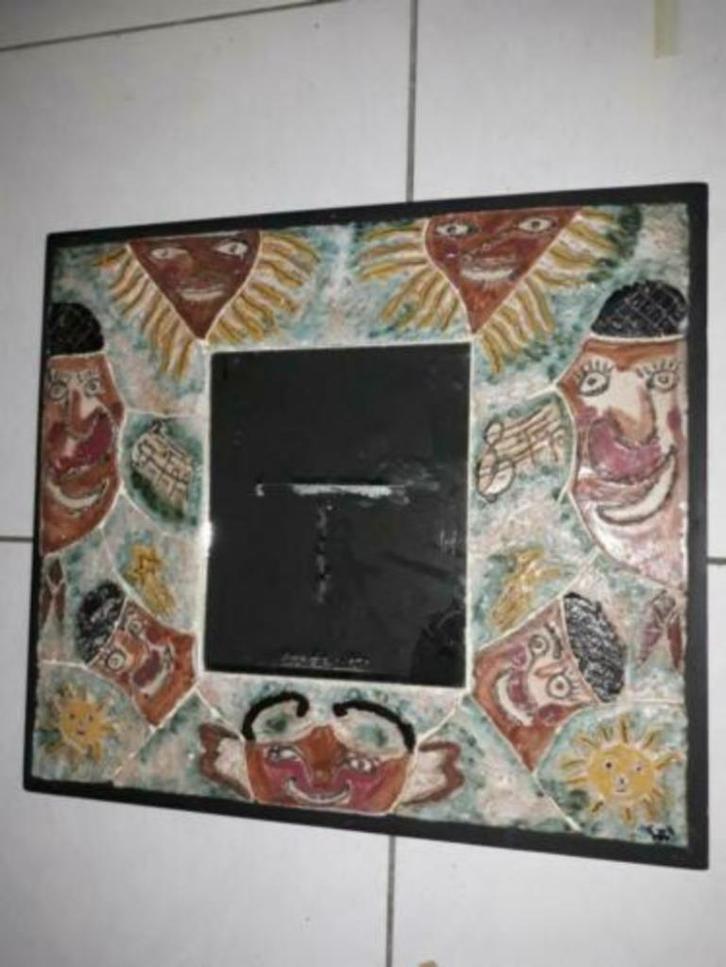 ceramique avec miroir monograme taf wallet, Antiek en Kunst, Antiek | Keramiek en Aardewerk, Ophalen of Verzenden