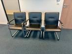 Set van 3 BRIO CLASSIQUE Bruneau stoelen, Ophalen, Zo goed als nieuw, Leer