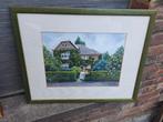 aquarelle maison signe, Enlèvement ou Envoi