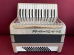 Kleine lichte duitse Weltmeister accordeon . 60 Bas ., Zo goed als nieuw, 60-bas, Weltmeister, Met riemen