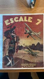 Comic Escale 7 luchtavontuur R.Milliès 1948, Ophalen of Verzenden, Gelezen