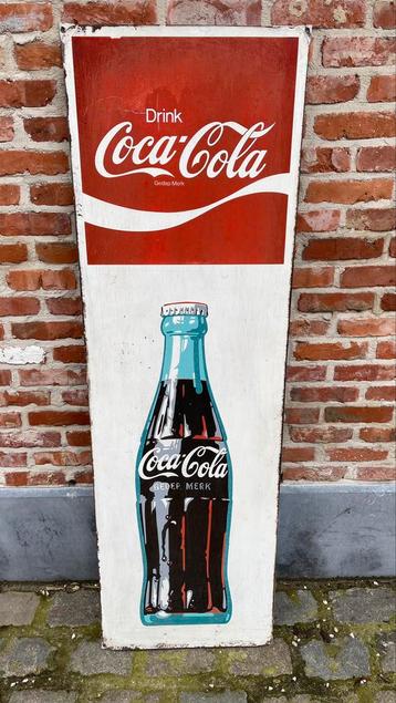 Recklame bord Coca Cola.  Plastemal. 
