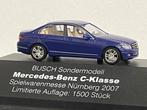 Busch MB C-klasse sedan blauw 1/87, Ophalen of Verzenden, Zo goed als nieuw, Auto, Overige merken