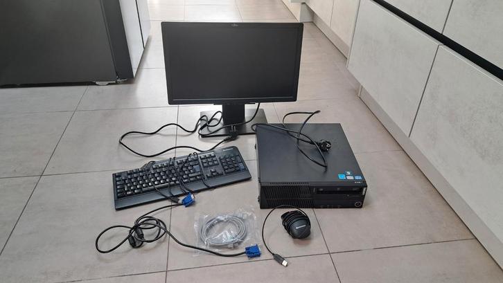 Pc fixe bureau écran clavier souris, Informatique & Logiciels, Ordinateurs de bureau, Enlèvement