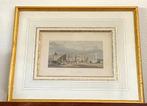 Ingelijste gravure Paleis van Versailles 19e eeuw, Antiek en Kunst, Kunst | Etsen en Gravures, Ophalen of Verzenden