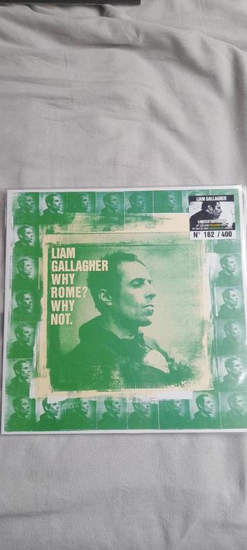 Liam Gallagher - Why Rome, Why Not. Vinyle jaune 1LP
