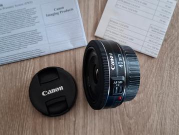 Canon EF 40mm 2.8 STM pancake lens 6D 5d mark iii beschikbaar voor biedingen