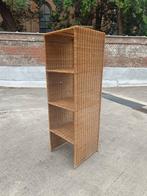 Vintage rotan etagere wandrek wandkast, Huis en Inrichting, Ophalen, Gebruikt