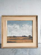 1940s 50s groot olieverf schilderij kunst impressionisme, Antiek en Kunst, Ophalen