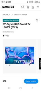 Tv Samsung UHD 55" Crystal Clear  servis 2 mois!!!, LED, Nieuw, 120 Hz, Ophalen of Verzenden