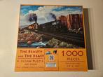 Puzzel Sunsout 1000 stukjes The beauty and The beast, Enlèvement ou Envoi, 500 à 1500 pièces, Neuf, Puzzle