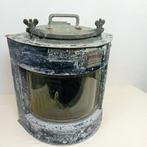 Grote verweerde scheepslamp METEORITE, Antiek en Kunst, Ophalen of Verzenden
