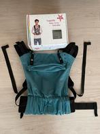Ergonomische draagzak Kokadi Flip Baby blauwgroen, Ophalen of Verzenden, Zo goed als nieuw, Buik of Rug, Draagzak