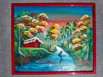 Caribische schilderijen. Afmetingen 64x53 cm., Ophalen, Schilderij
