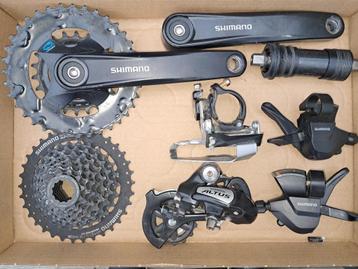 Shimano mtb groepset beschikbaar voor biedingen