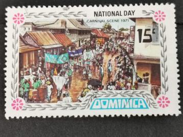 Dominique 1971 - Fête nationale - Carnaval, Enlèvement ou Envoi, Affranchi, Amérique du Nord