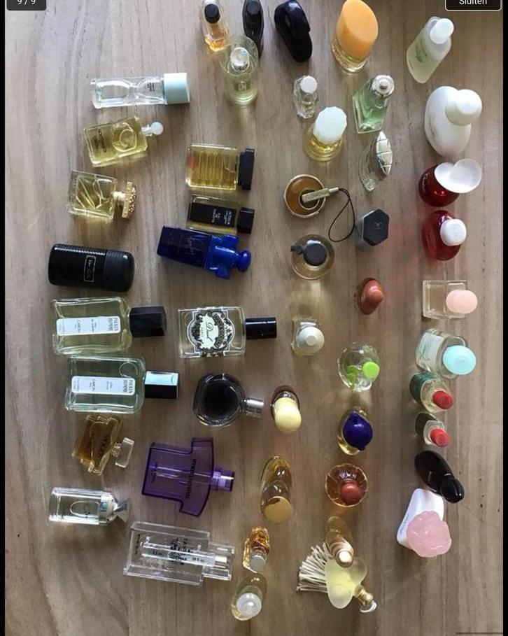 Collection de véritables flacons et marques de parfum, Collections, Parfums, Comme neuf, Enlèvement ou Envoi
