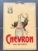 Blikken bordje Chevron 1956, Utilisé, Enlèvement ou Envoi, Panneau publicitaire