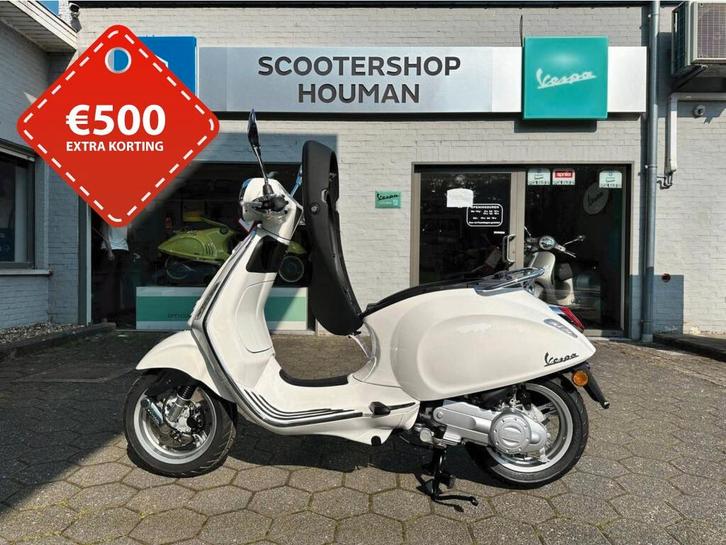 Vespa Primavera 50cc 45Km/h BIANCO INNOCENTE (nr.39), Fietsen en Brommers, Scooters | Vespa, Nieuw, Overige modellen, Benzine