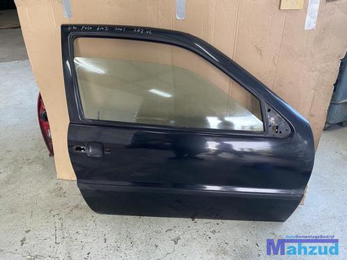 VW POLO 6N2 3DR Zwart Rechts deur portier 1999-2001, Auto-onderdelen, Carrosserie, Deur, Volkswagen, Gebruikt, Ophalen