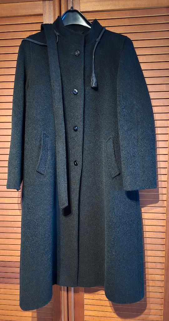 Damesmantel zwart, Kleding | Dames, Jassen | Winter, Gedragen, Maat 38/40 (M), Zwart, Ophalen of Verzenden
