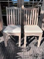 10 chaisses TEC marque Lister avec coussin, Ophalen, Zo goed als nieuw, Hout