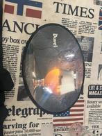 Oud blikken bord duvel 1990, Ophalen, Gebruikt, Reclamebord, Plaat of Schild, Overige merken